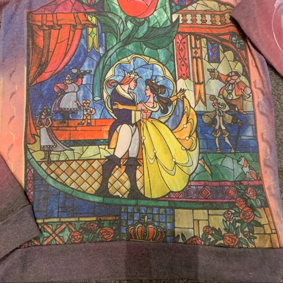 Beauty and the Beast Sweatshirt Size M - Picture 2 of 5